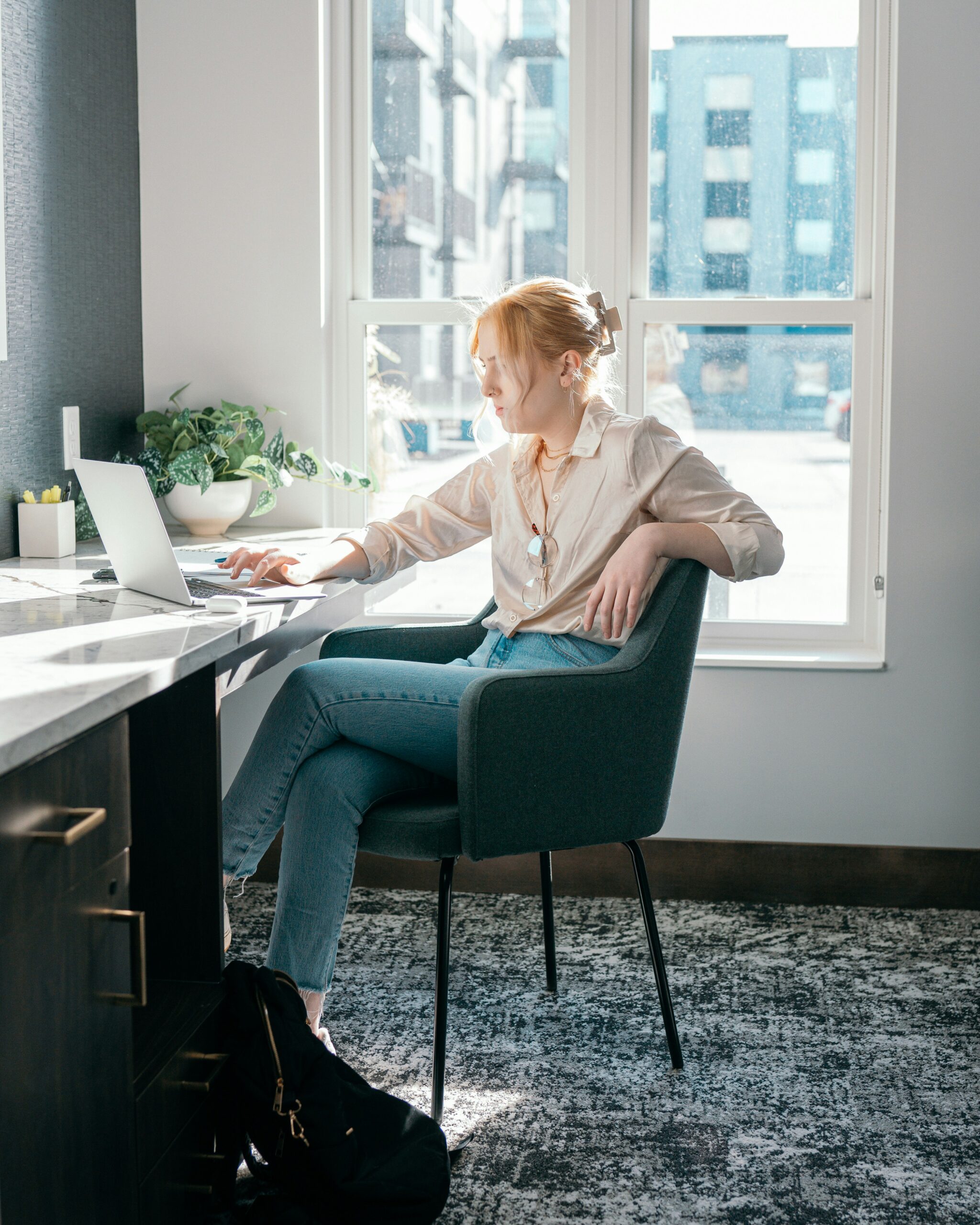 Back,View,Of,Environmental,Engineering,Standing,And,Holding,Hardhat,At